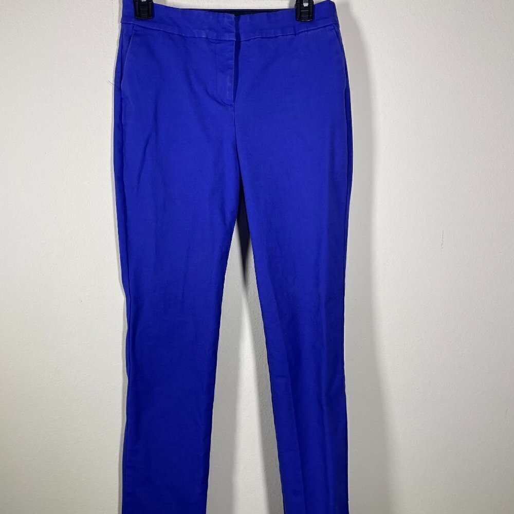 Boden Women's Straight Leg Bluish Purple Pants 6L Cotton